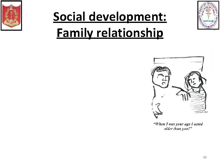 Social development: Family relationship 48 