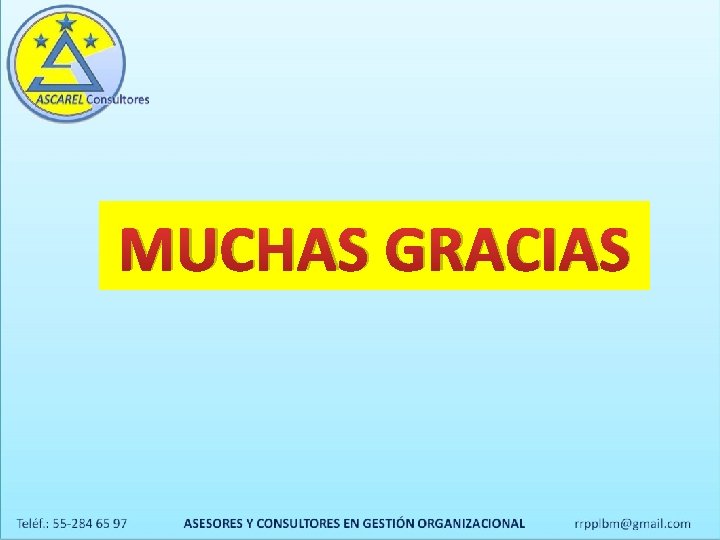 MUCHAS GRACIAS 