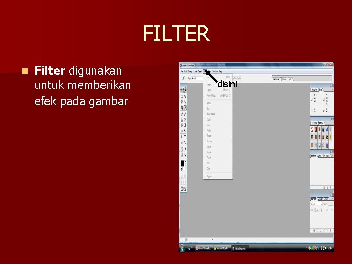 TUGAS GAMBAR RASTER AREA KERJA PHOTOSHOP Di Susun