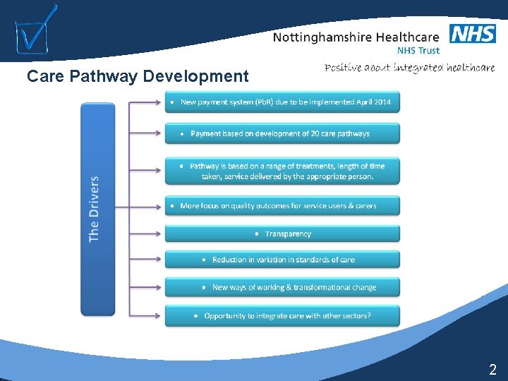 Care Pathway Development 2 