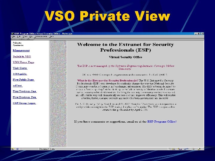 VSO Private View 