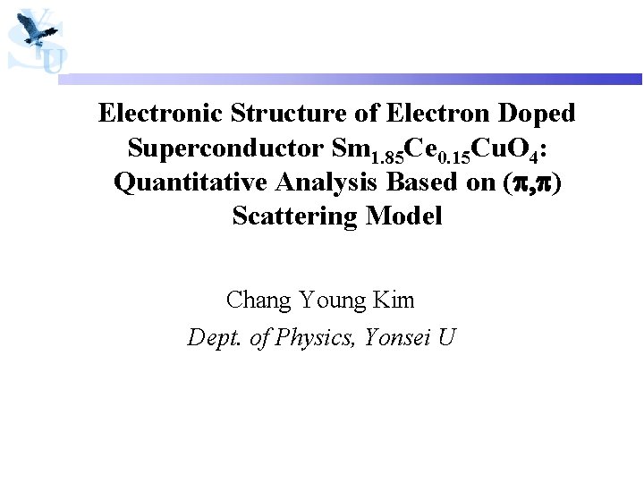 Electronic Structure of Electron Doped Superconductor Sm 1