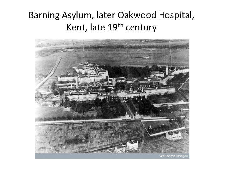 Barning Asylum, later Oakwood Hospital, Kent, late 19 th century 