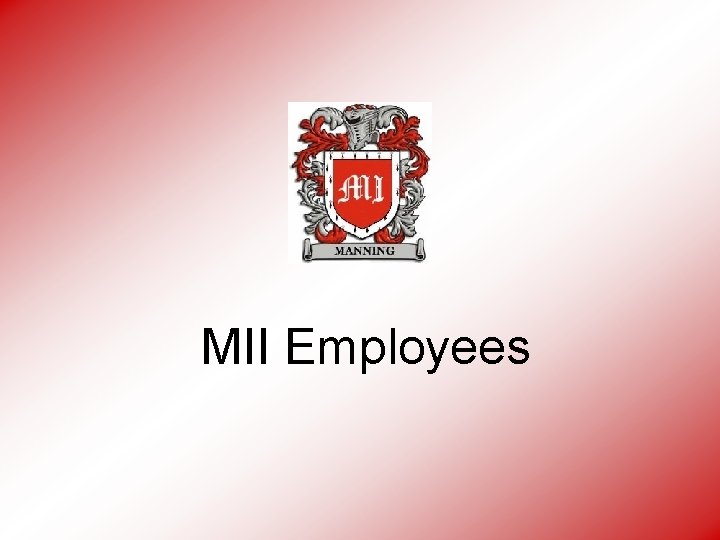 MII Employees 