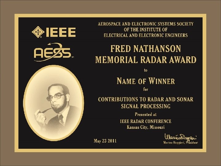 Aerospace & Electronic Systems Society 