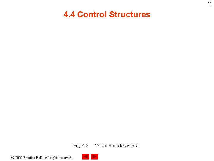 11 4. 4 Control Structures Fig. 4. 2 2002 Prentice Hall. All rights reserved.