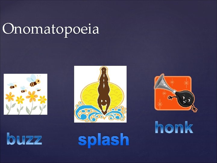 Onomatopoeia splash 