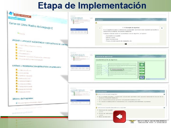 Etapa de Implementación 