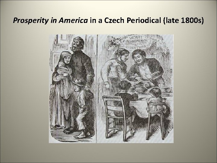 Prosperity in America in a Czech Periodical (late 1800 s) 