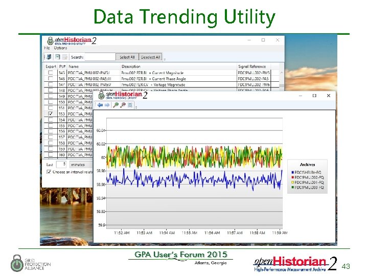 Data Trending Utility 43 