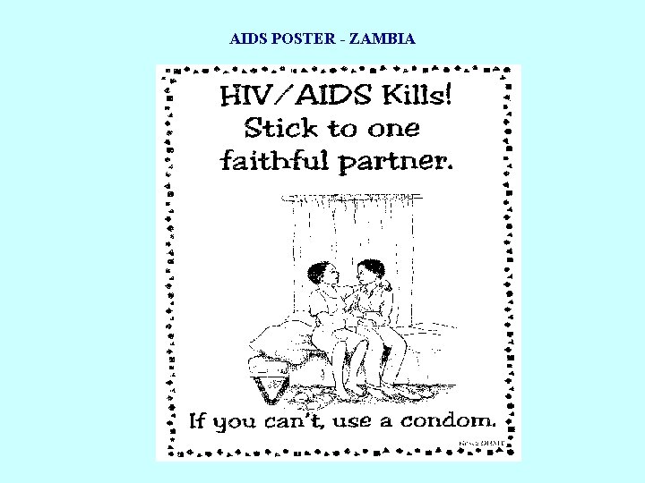 AIDS POSTER - ZAMBIA 