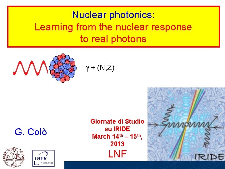 Nuclear photonics: Learning from the nuclear response to real photons γ + (N, Z)