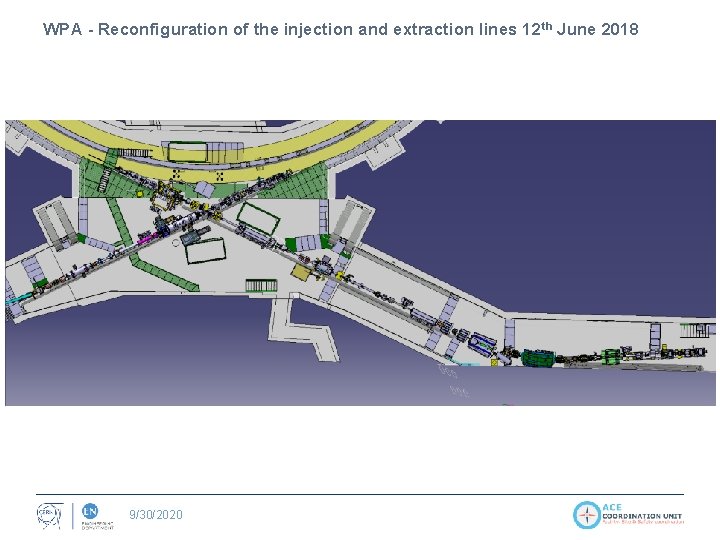 WPA - Reconfiguration of the injection and extraction lines 12 th June 2018 9/30/2020