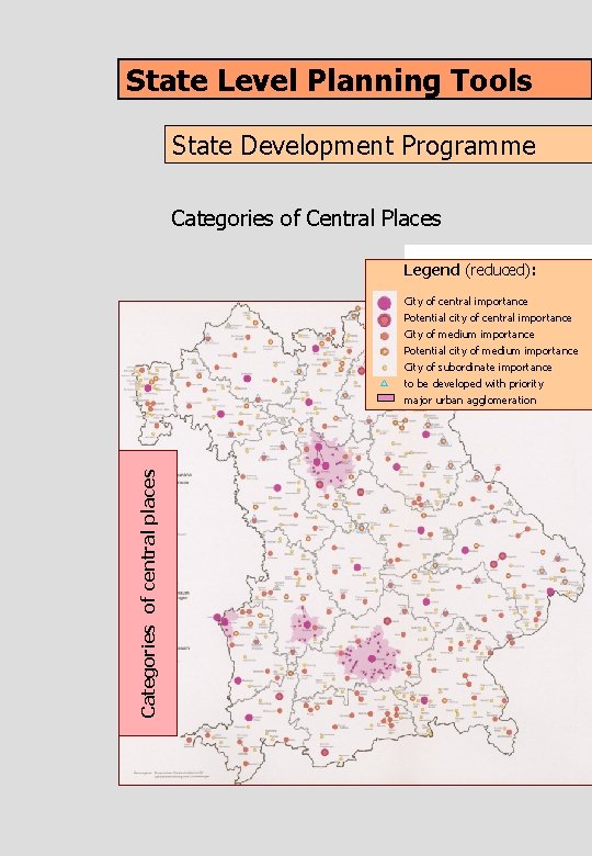 State Planning Procedure State Development Programme defines Regions