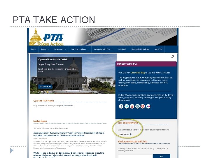 PTA TAKE ACTION 