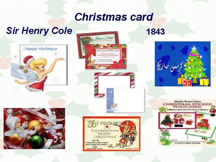 Christmas card Sir Henry Cole 1843 
