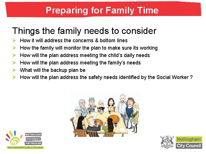 Preparing for Family Time Things the family needs to consider Ø Ø Ø How Preparing for Family Time Things the family needs to consider Ø Ø Ø How
