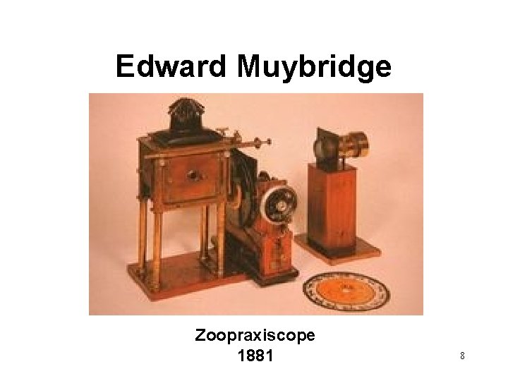 Edward Muybridge Zoopraxiscope 1881 8 