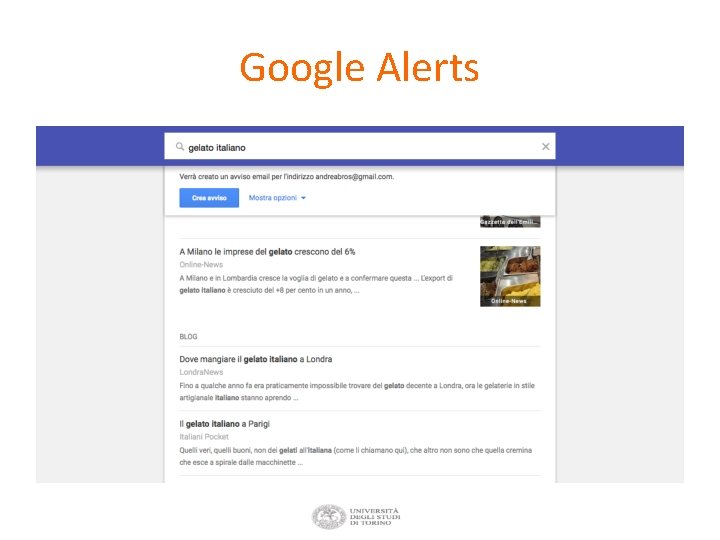 Google Alerts 