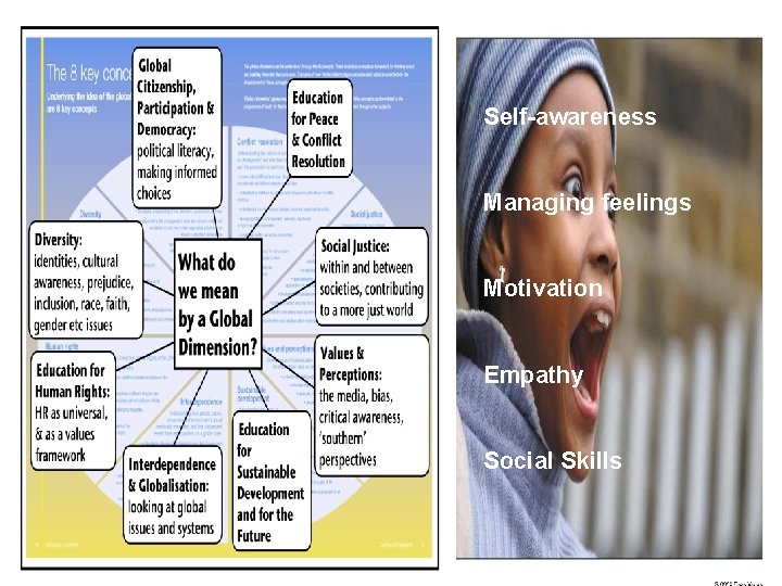 Self-awareness Managing feelings Motivation Empathy Social Skills 