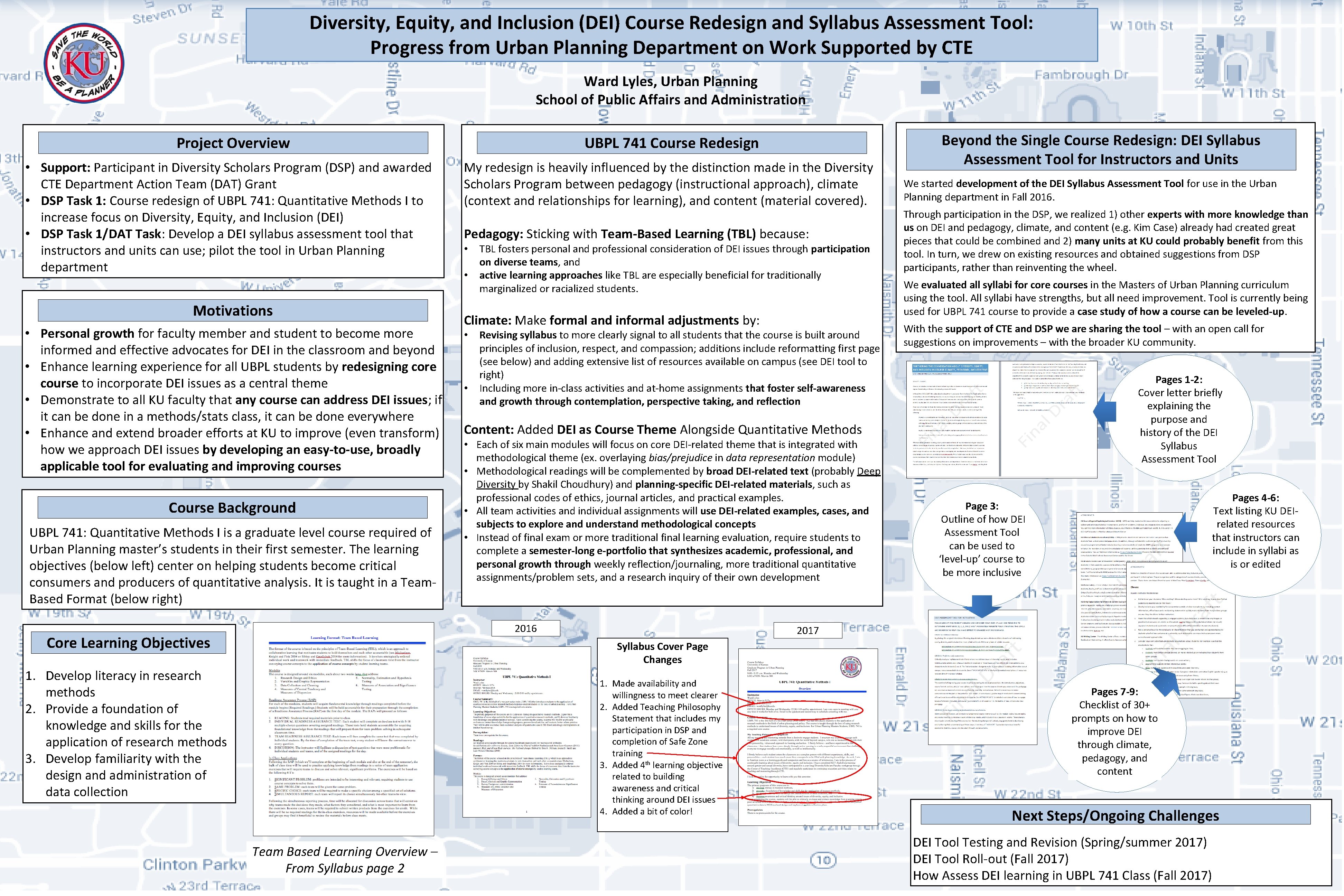 Diversity, Equity, and Inclusion (DEI) Course Redesign and Syllabus Assessment Tool: Progress from Urban