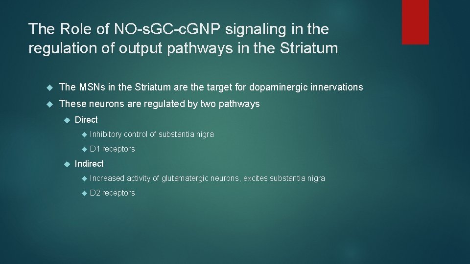 The Role of NO-s. GC-c. GNP signaling in the regulation of output pathways in