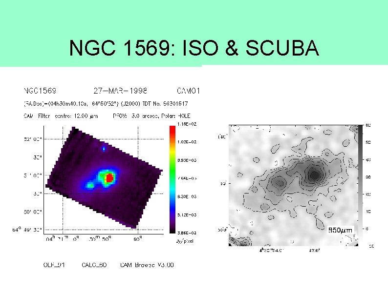 NGC 1569: ISO & SCUBA 