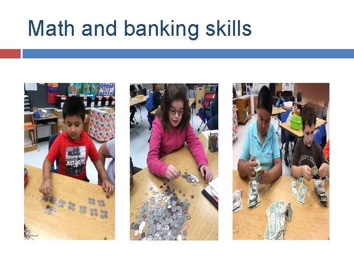 Math and banking skills 