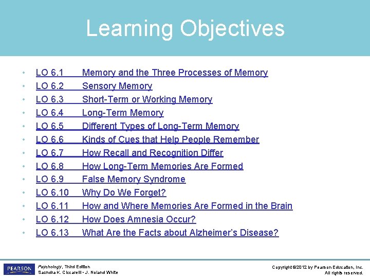 Learning Objectives • • • • LO 6. 1 LO 6. 2 LO 6.