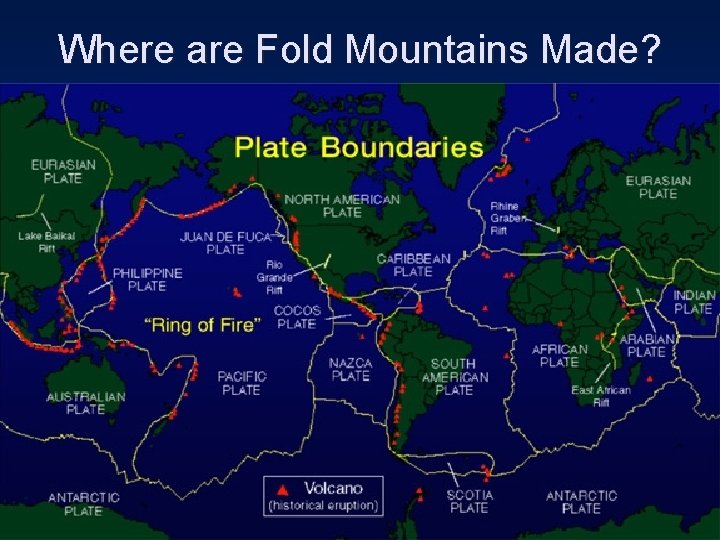 Where are Fold Mountains Made? 