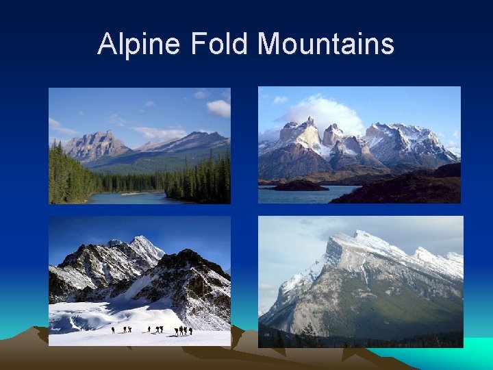 Alpine Fold Mountains 