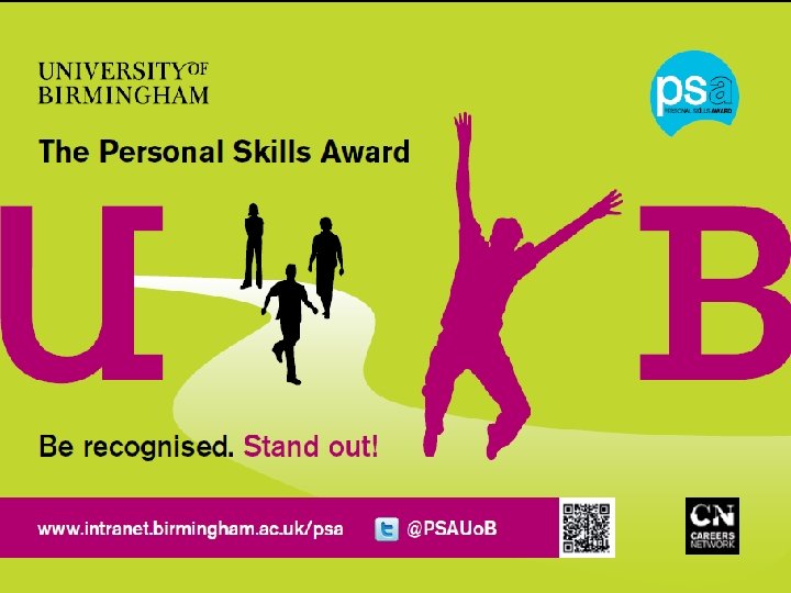 Personal skills Award Presentation by: Kirsty Smith 