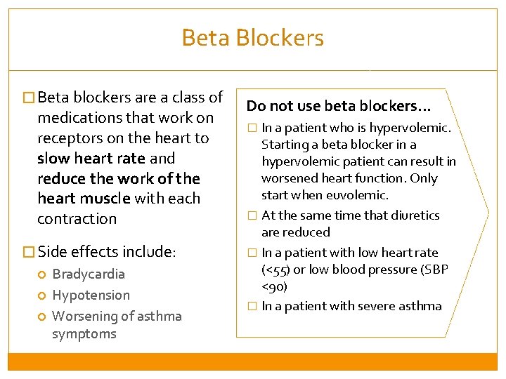 Beta Blockers � Beta blockers are a class of medications that work on receptors