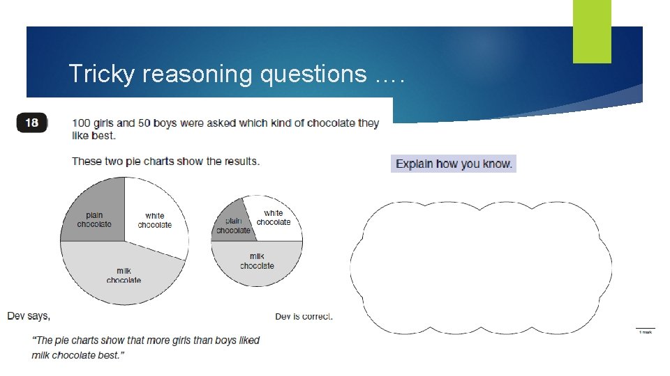 Tricky reasoning questions …. 