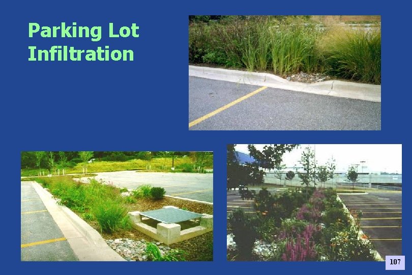 Parking Lot Infiltration 107 