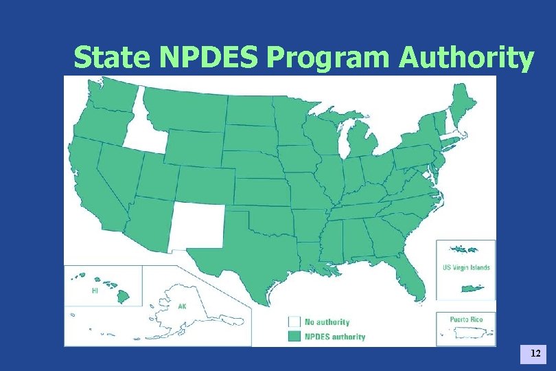 State NPDES Program Authority 12 