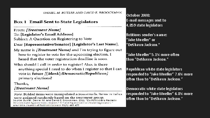 October 2008: E-mail messages sent to 4, 859 state legislators fictitious sender's name: "Jake