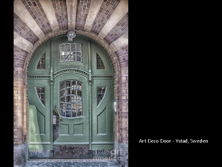 Art Deco Door - Ystad, Sweden 
