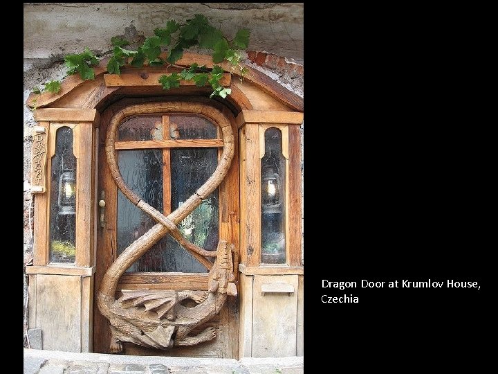 Dragon Door at Krumlov House, Czechia 