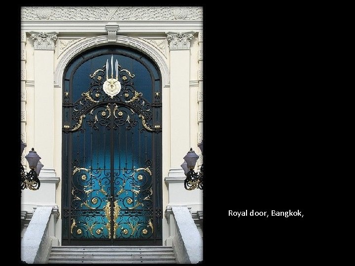 Royal door, Bangkok, 