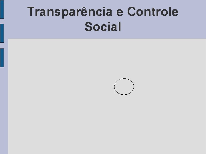 Transparência e Controle Social 