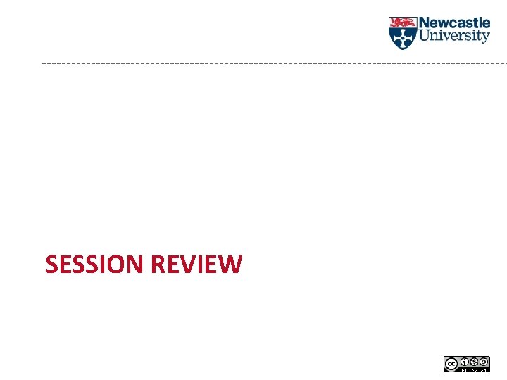 SESSION REVIEW 