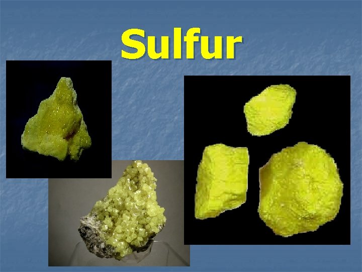 Sulfur 