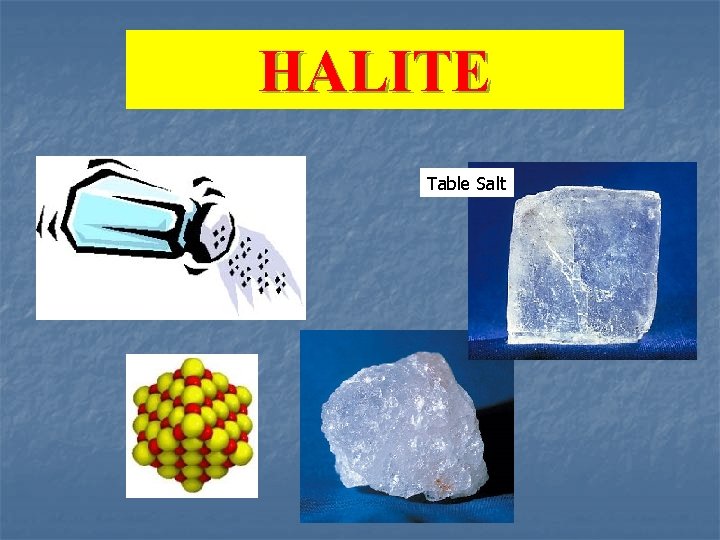 HALITE Table Salt 