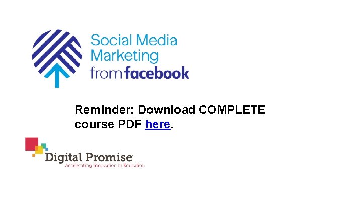 Reminder: Download COMPLETE course PDF here. 