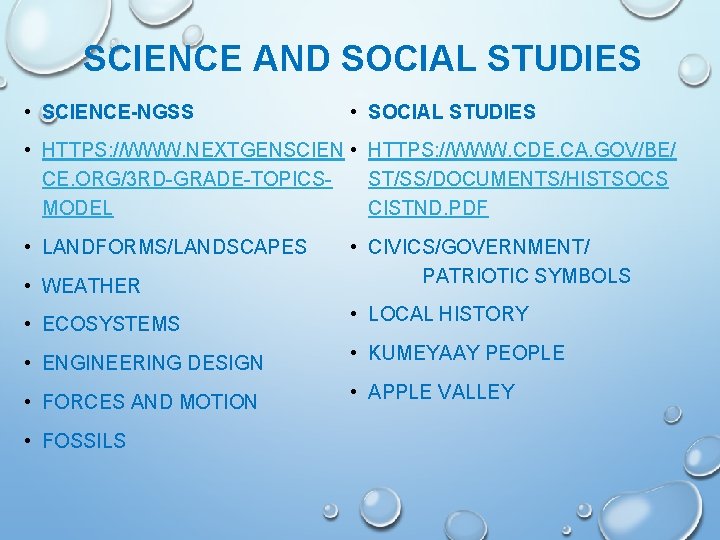 SCIENCE AND SOCIAL STUDIES • SCIENCE-NGSS • SOCIAL STUDIES • HTTPS: //WWW. NEXTGENSCIEN • SCIENCE AND SOCIAL STUDIES • SCIENCE-NGSS • SOCIAL STUDIES • HTTPS: //WWW. NEXTGENSCIEN •