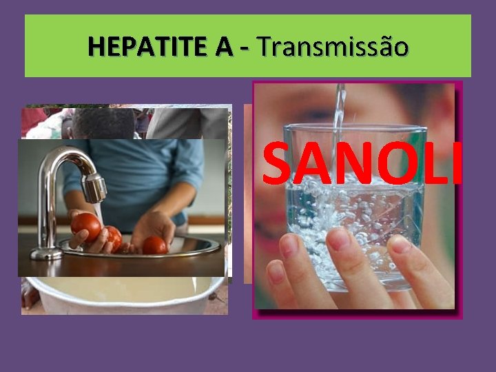 HEPATITE A - Transmissão SANOLI 