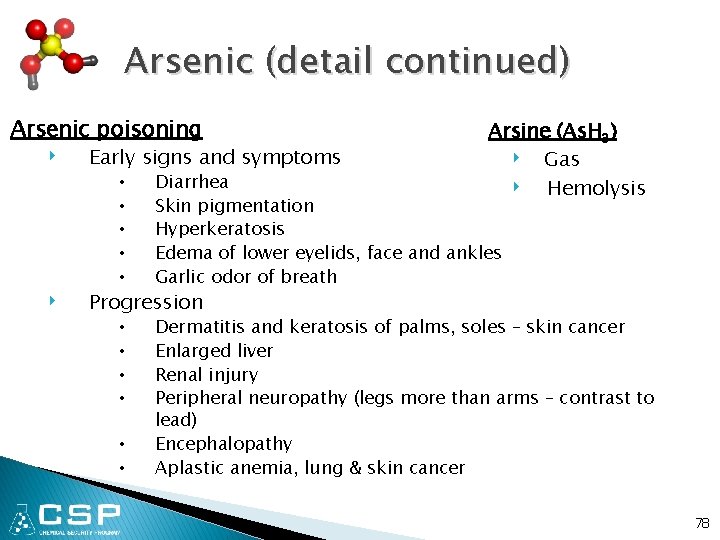 Chemical Security Program Chemical Toxicology And Physiology Sandia