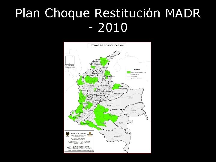Plan Choque Restitución MADR - 2010 
