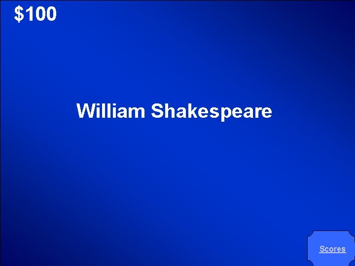 © Mark E. Damon - All Rights Reserved $100 William Shakespeare Scores 